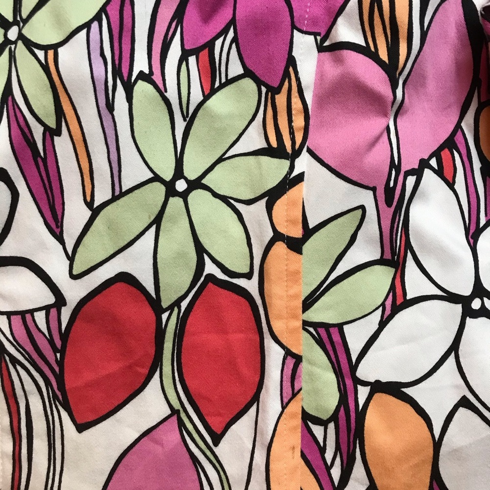 Ann Trinity Floral Zip Up Jacket, EUC, L - Picture 7 of 15